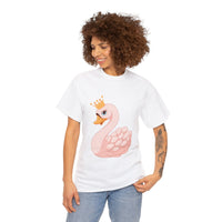 Pink Swan Unisex Heavy Cotton Tee