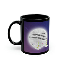 Night sky with swan  Black Mug