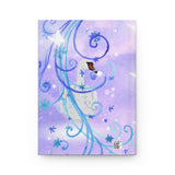 Winter  with  Swan Hardcover Journal Matte