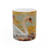 Swans family  mug