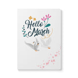 Hello March Softcover Journal