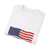 American Flag  Unisex Garment-Dyed T-shirt