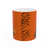 Halloween Theme White Ceramic Mug