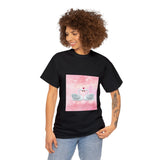 Two Swans in Love Unisex Heavy Cotton Tee