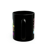 Happy Easter Black Mug