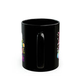 Happy Easter Black Mug