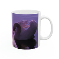 Swan on Lake Ceramic Mug 11oz