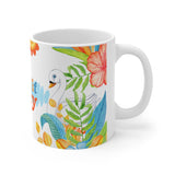 Take it easy with swan Ceramic Mug