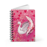 Swan pink  Spiral Bound Journal