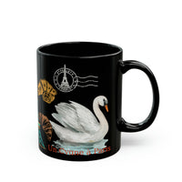 Un Cygne à Paris 11oz Black Mug