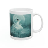 Swan Romantic Night Ceramic Coffee Mug