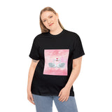 Two Swans in Love Unisex Heavy Cotton Tee