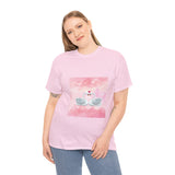 Two Swans in Love Unisex Heavy Cotton Tee