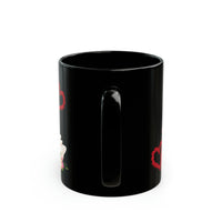 Happy Valentines Black Mug