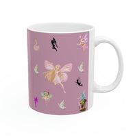 Fairy with Swans mug