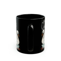 Un Cygne à Paris 11oz Black Mug