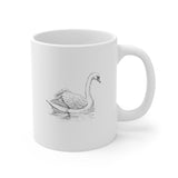 Wonderfull Swan White Mug