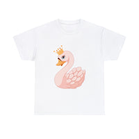 Pink Swan Unisex Heavy Cotton Tee