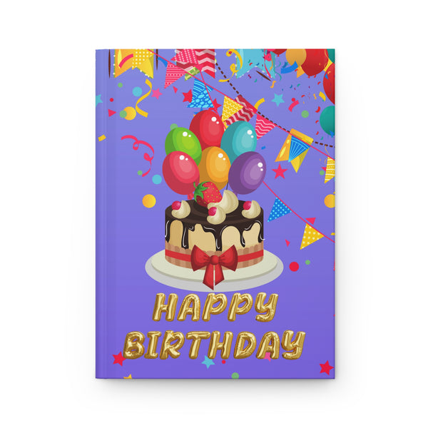 Happy Birthday Hardcover Journal Matte