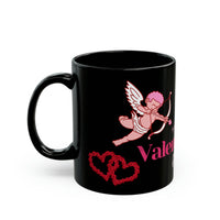 Happy Valentines Black Mug