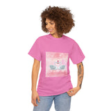 Two Swans in Love Unisex Heavy Cotton Tee