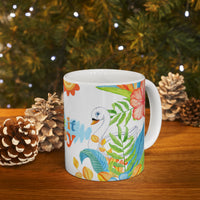 Take it easy with swan Ceramic Mug