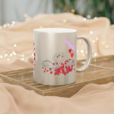 Love  is  ...!  Metallic Mug (Silver)