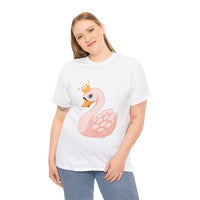 Pink Swan Unisex Heavy Cotton Tee