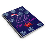 Love For Swan Spiral Notebook - Ruled Line