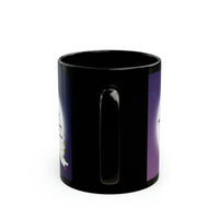 Night sky with swan  Black Mug