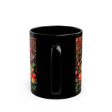 Merry Christmas Black Mug