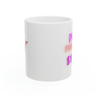 Cute Pink Princess Swan Ceramic Mug