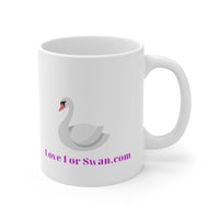 Love For swan.com Ceramic Mug 11oz