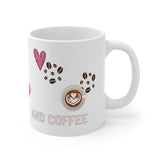 Fill me with love and coffee! White Ceramic Mug