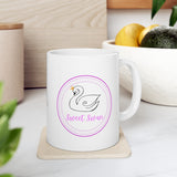 Beautiful Sweet Swan  white  Mug