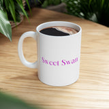 Beautiful Sweet Swan  white  Mug