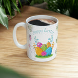 Happy Easter with swan Ceramic Mug 11oz
