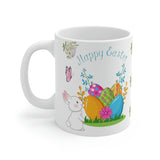 Happy Easter with swan Ceramic Mug 11oz