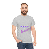 KEEP Swimming Swan  Unisex Heavy Cotton Tee