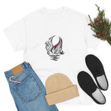 Swan Figure Unisex Heavy Cotton Tee