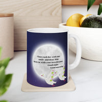 Night sky with swan Ceramic Mug 11oz