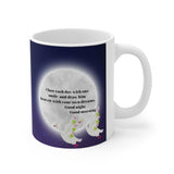 Night sky with swan Ceramic Mug 11oz