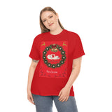 Christmas Swans Unisex Heavy Cotton Tee