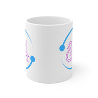 Cyan Cycle Love Swan  white  Mug