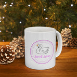 Beautiful Sweet Swan  white  Mug