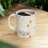 Charming Swan White Mug 11oz