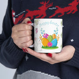 Happy Easter with swan Ceramic Mug 11oz