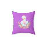 Love mum  swan Faux Suede Square Pillow