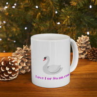 Love For swan.com Ceramic Mug 11oz