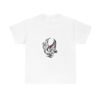 Swan Figure Unisex Heavy Cotton Tee